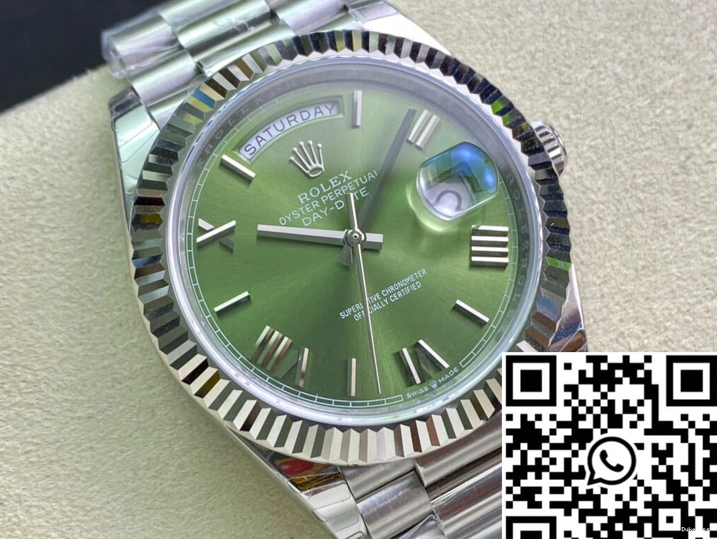 M228239-0033 Factory Date EW Green Olive Rolex Dial Contemporary 982 Day 0713
